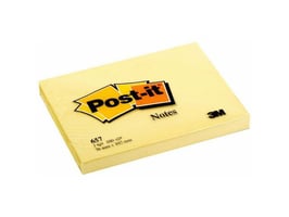 Post-it Notes Canary Yellow 76 x 102 mm (pak 12 blokken)