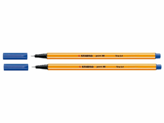 FINELINER STABILO POINT 88/41 BLAUW  artikel afbeelding