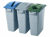 AFVALCONTAINER SLIM JIM GRIJS 87 LITER artikel afbeelding
