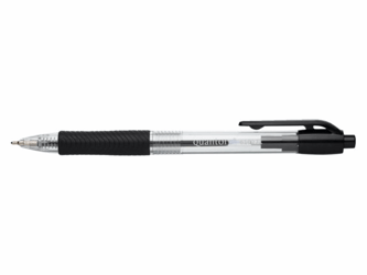 BALPEN QUANTORE RUBBEREN GRIP DRUKKNOP ZWART artikel afbeelding