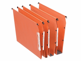 Hangmap Esselte Orgarex Dual lateraal 345x275x15mm oranje