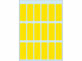 ETIKET HERMA 3651 12X34MM 90ST GEEL artikel afbeelding