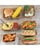 FSC® kraft/PLA coated snackbakje 87x52x32mm A6