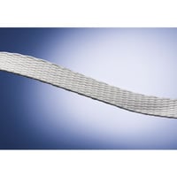 Polyester omsnoeringsband geweven bandbreedte 25 mm, VE = 2 rollen