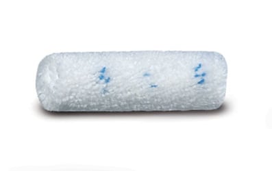 Radiatorrol, 10 cm, blauwe microstar, 9 mm