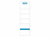 RUGETIKET ELBA RADO 54X190MM WIT artikel afbeelding