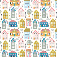 Cadeaupapier Huisjes