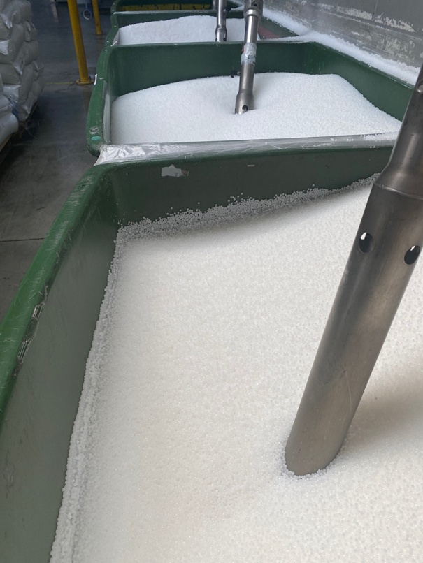 Mix van verschillende soorten pellets