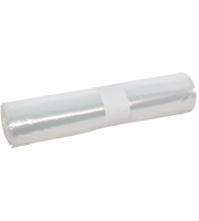 LDPE afvalzakken 70 x 110 cm transparant, T50, 120 liter.