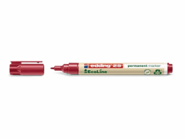 Permanent marker edding 25 Eco rood artikel afbeelding