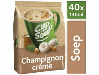 Unox Cup a Soup voor automaten Champignoncrèmesoep (pak 556 gram) artikel afbeelding
