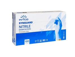 Nitril handschoen. Blauw Poedervrij Maat M