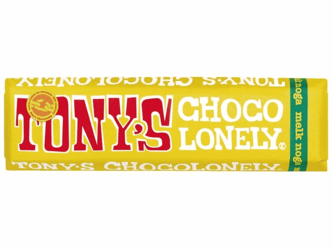 CHOCOLADE TONY'S CHOCOLONELY MELK NOGA 47GR artikel afbeelding