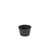 Bakje papier (FSC®) rond zwart 1.25oz / 37ml , ø 50 x h31mm