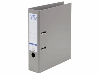 Elba SmartPro+ Ordner, A4, Rugbreedte 80 mm, Polypropyleen, Grijs artikel afbeelding