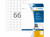 ETIKET HERMA INKPRINT 8831 25.4X25.4MM 1650ST artikel afbeelding