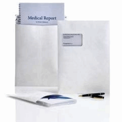 TYVEK® Ultra lichte uitvouwbare envelop 229x324x20mm venster 90x55mm Stripsluiting wit 55 g/m² (verpakking 4 x100 stuks) artikel afbeelding