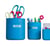 Labeltape Dymo LabelManager D1 polyester 9mm zwart op blauw