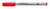 Viltstift Staedtler Lumocolor 316 non permanent F rood