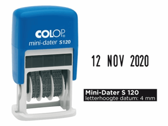 DATUMSTEMPEL COLOP S120 MINI-DATER 4MM artikel afbeelding