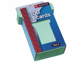 T-kaart Djois formaat 2 48mm groen 100 stuks