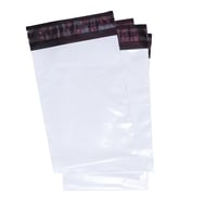 Kleding Verzendzak A5 | Wit/Zwart Glossy