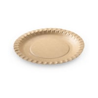FSC® Kraft bord met vetbarrière 23cm Ø bruin
