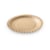 FSC® Kraft bord met vetbarrière 23cm Ø bruin