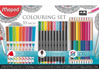 VILTSTIFT MAPED COLOURING SET 33DELIG ASS artikel afbeelding