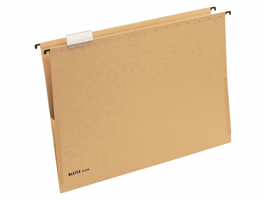 Hangmap Leitz Alpha® A3 met balg V-bodem natuurbruin 25 stuks