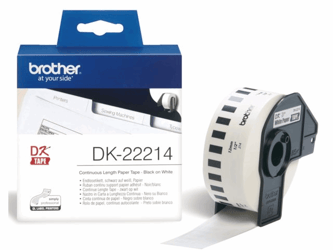 LABEL ETIKET BROTHER DK-22214 12MMX30.48M THERM WT artikel afbeelding