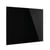 Designbord van glas, magnetisch b x h = 800x600 mm kleur diepzwart