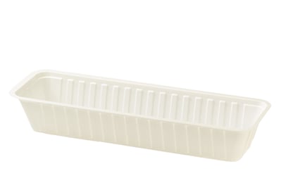 A16N Bakje Wit 203x68x34mm t.b.v. frikandel (ds/2000 stuks)
