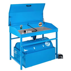 Onderdelenreinigingsapparatuur type MD werkhoogte x breedte x diepte = 870x1135x660 mm voor vat van 200 l