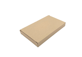 Brievenbusdoos A5 met zijklep, 255x160x26mm binnenmaat, bruin (Pallet 6600 stuks)