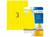Herma Gekleurde rugetiketten 61x297mm, geel (pak 60 stuks) artikel afbeelding