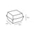 FSC® kraft hamburgerbox 120x120x100mm