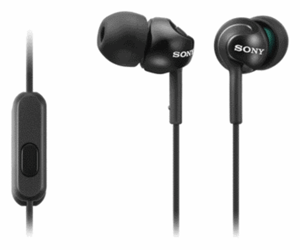 OORDOPJES SONY EX110AP MICROFOON ZWART artikel afbeelding