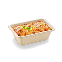 Suikerriet menu tray 620ml/ 17,5x12,5cm Bio-lam.