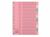 Elba Tabbladen gekleurd karton 11 rings, A4, 10 onbedrukte tabs (set 10 vel) artikel afbeelding