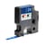 Dymo Rhino labeltape 12mmx5.5m wit op blauw 18052