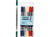 Creotime Textielstiften, lijndikte 2,3 + 3,6mm, assorti (pak 6 stuks)