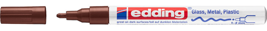 Lakmarker edding 751 bruin/ds10