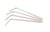 Buigrietje papier (FSC®) streep ass., ø 6 mm / 24cm