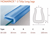 NOMAPACK Randbescherming U, hoge rand, 30x94mm, 2 meter lengte, 50 stuks artikel afbeelding