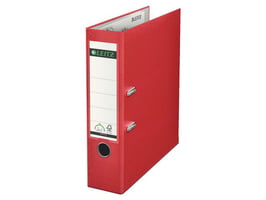 Leitz 180° Ordner, A4, Rugbreedte 80 mm, Karton met Polypropyleen, Rood