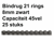 BINDRUG FELLOWES 8MM 21RINGS A4 ZWART artikel afbeelding