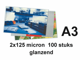 Lamineerhoes Quantore A3 2x125micron 100 stuks