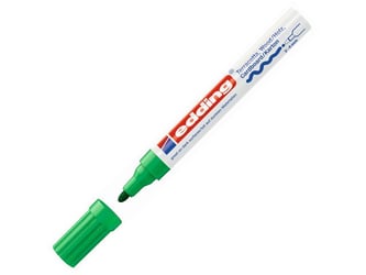edding 400 Permanente Marker, Ronde Punt, 1 mm, Groen (doos 10 stuks) artikel afbeelding