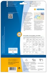 Etiket HERMA 4585 210x297mm weerbestendig transparant mat 10 stuks